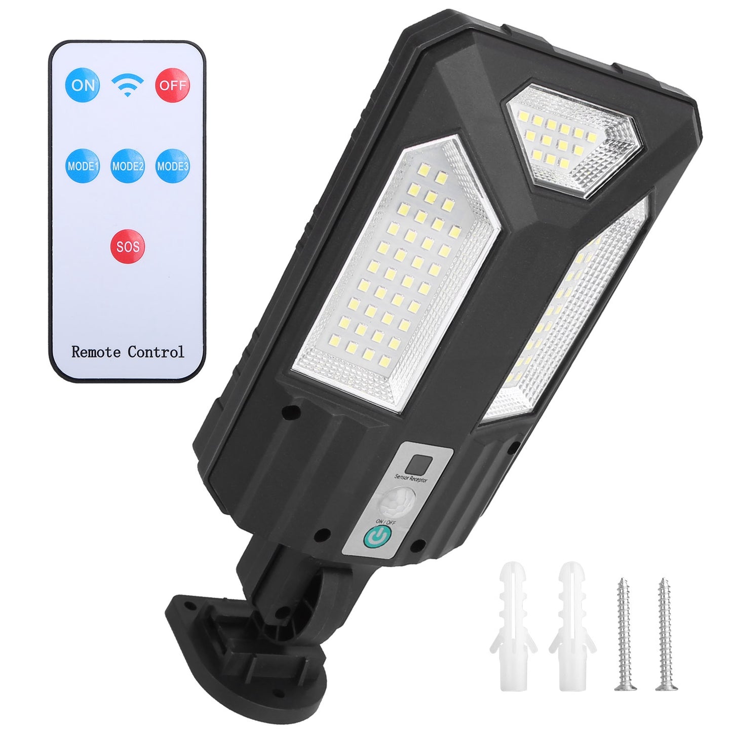 Solar Wall Light with Motion Sensor and Remote Control