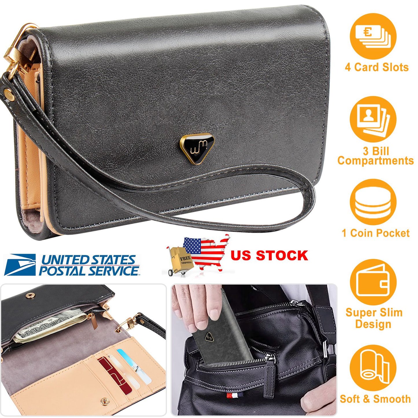 Women Wristlet Wallet