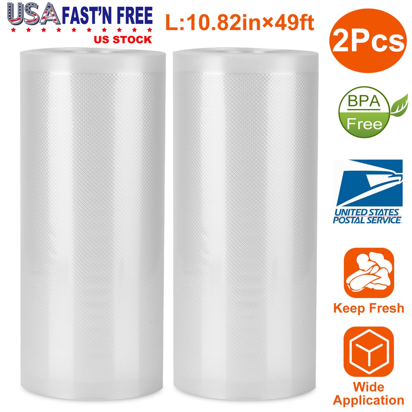 Vacuum Sealer Bags 7.67x49ft Roll - BPA Free Food Storage