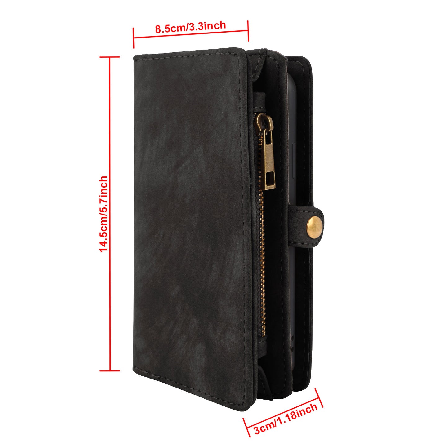 iPhone 6 Wallet Case with Detachable Magnetic Phone Holder