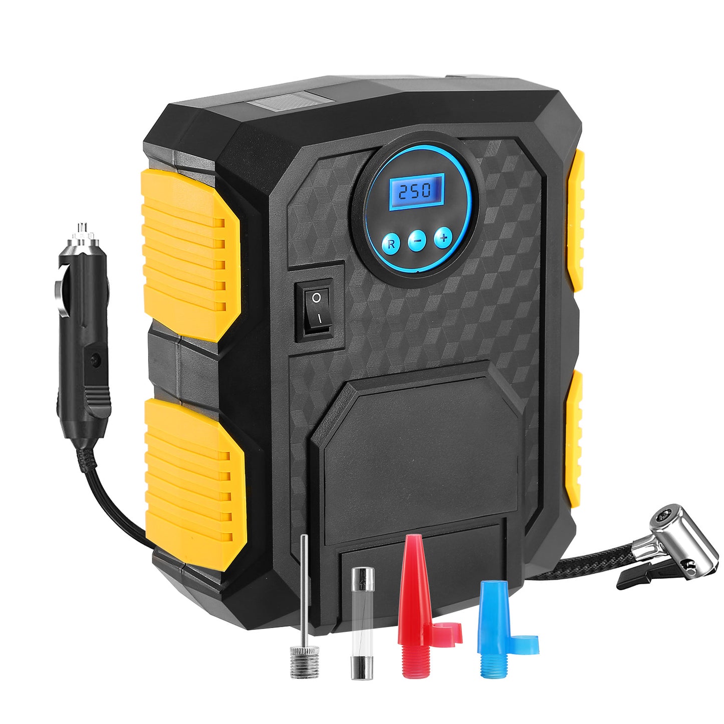 12V Tire Inflator with LCD Display & Auto Shut-Off 150 PSI