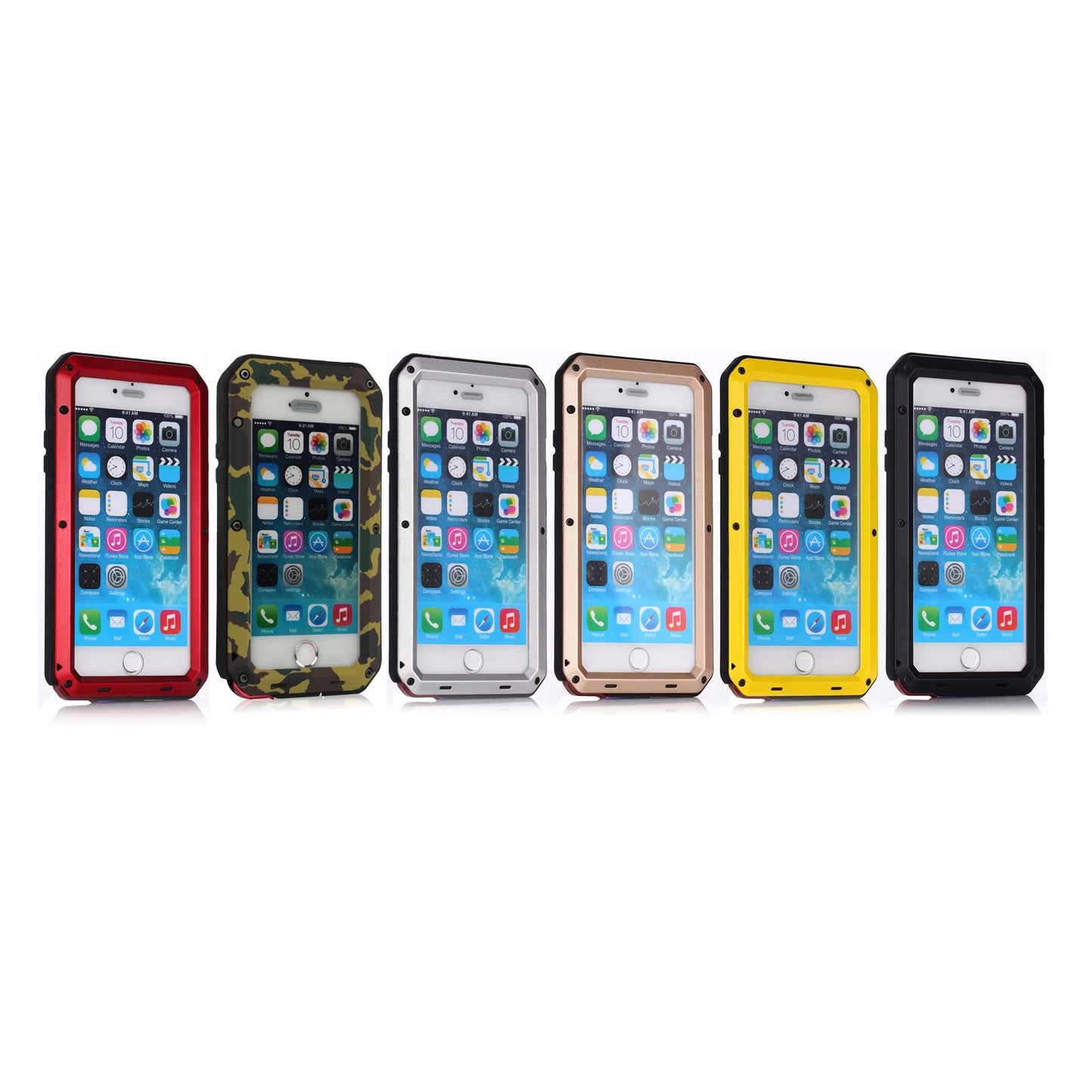 iPhone 6 Plus Rugged Full Cover Case with Screen Protector