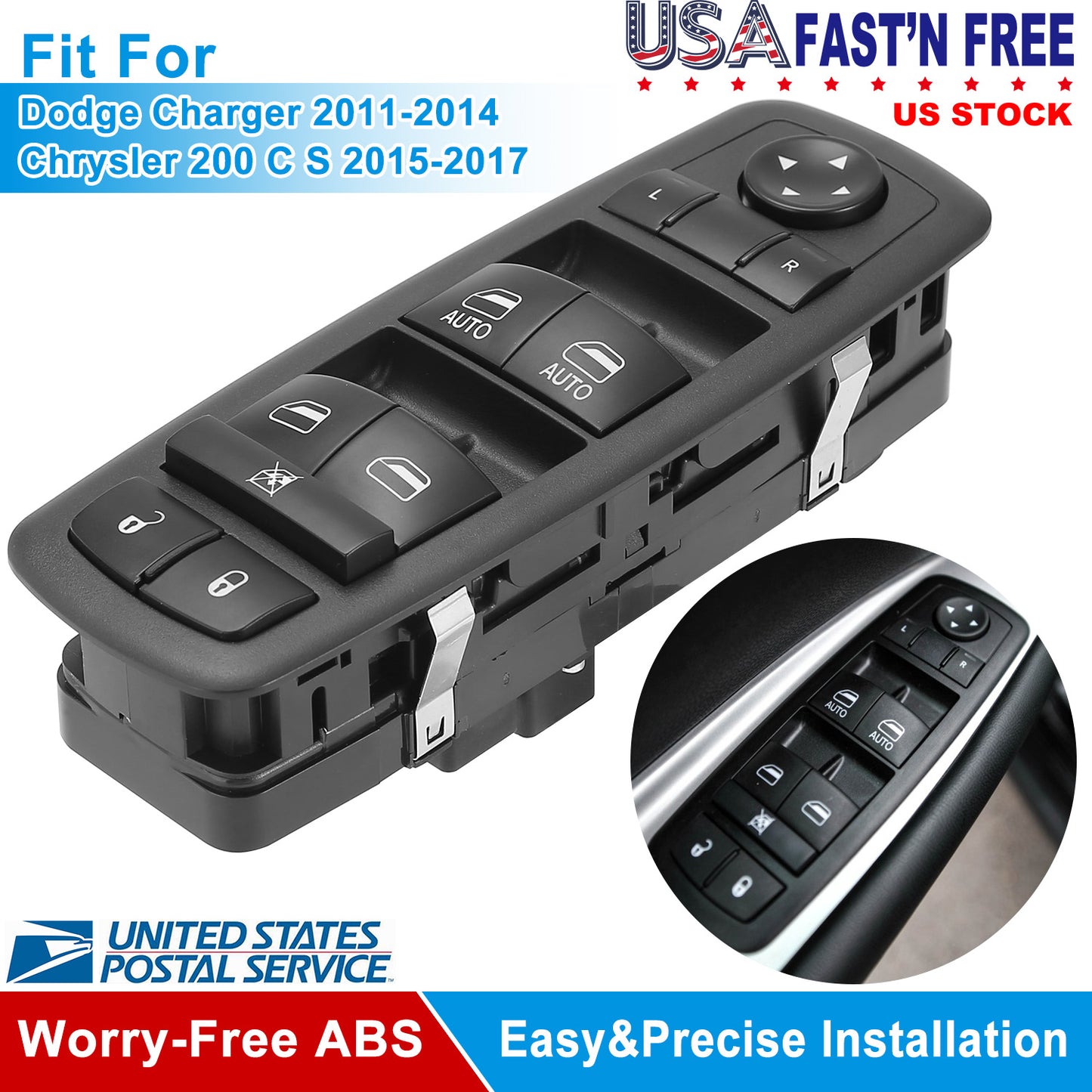 Master Power Window Switch for Dodge Charger & Chrysler 200