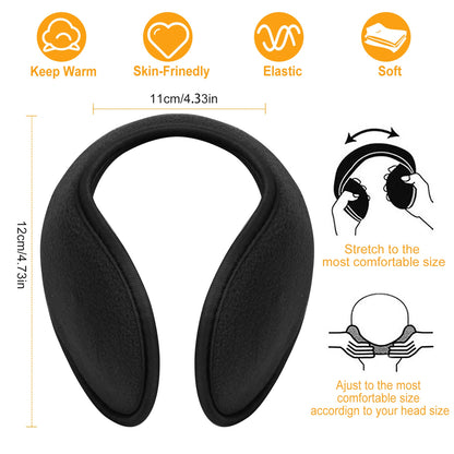 Behind-the-Head Ear Warmers for Winter Sports & Outdoor Activities