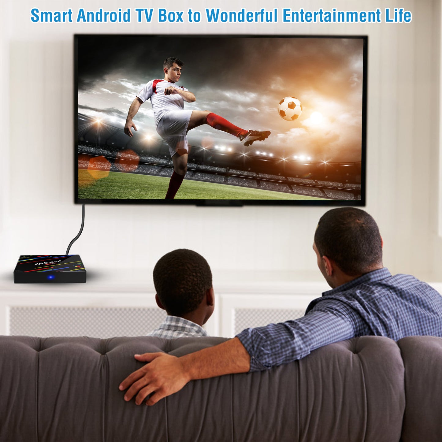 Android TV Box 4K Streaming Media Player with 4GB RAM