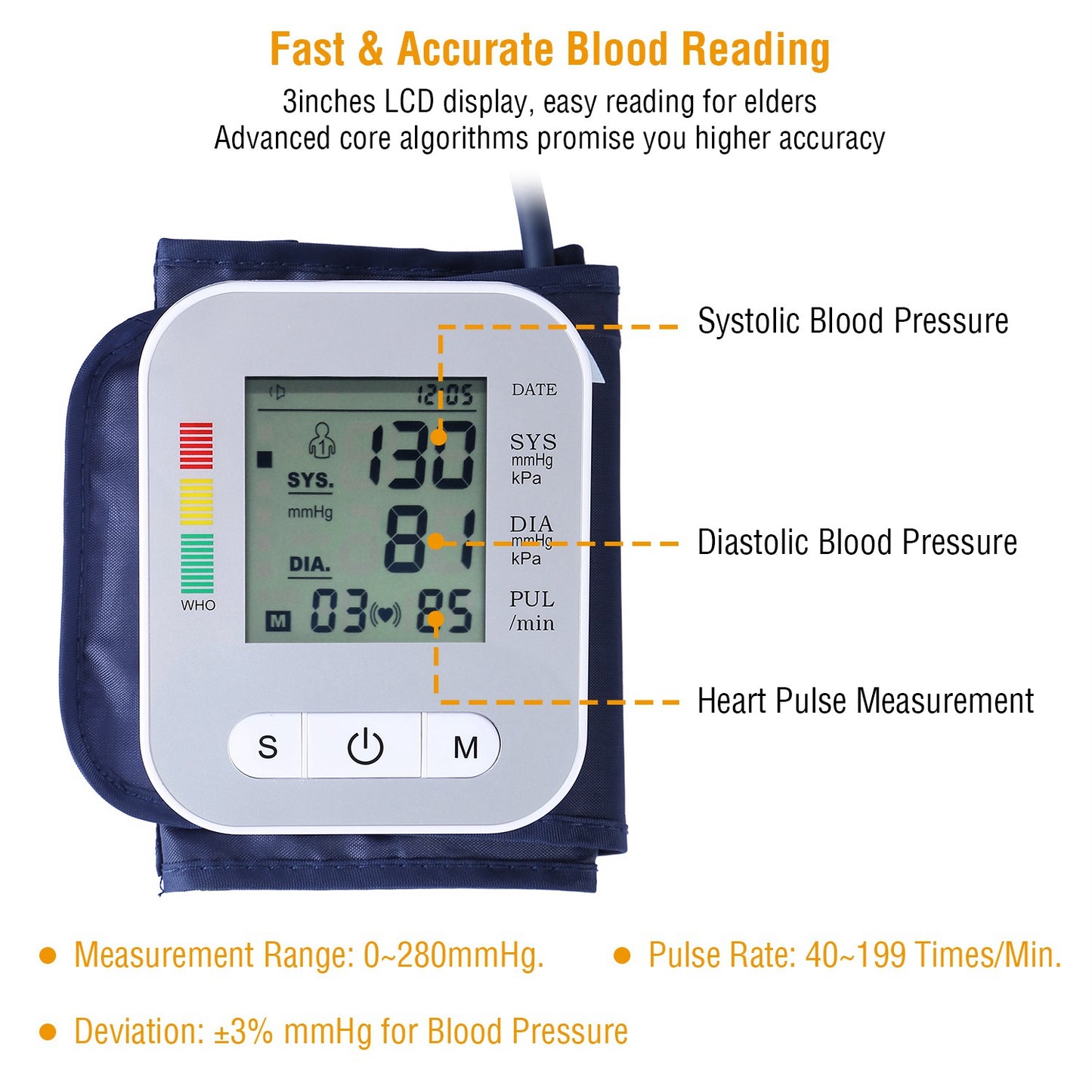 Digital Arm Blood Pressure Monitor