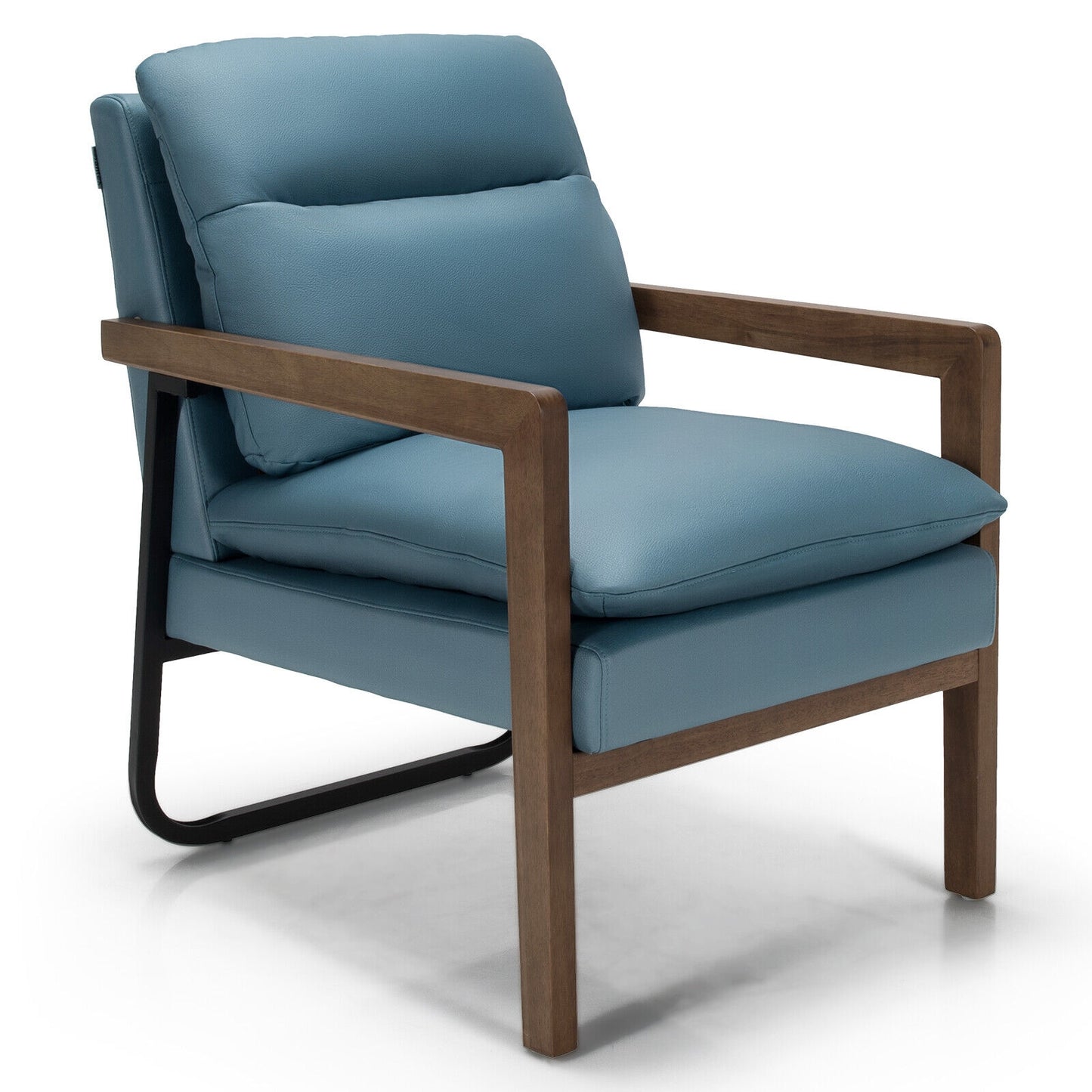Accent Chair with Extra-Thick Padded Cushion