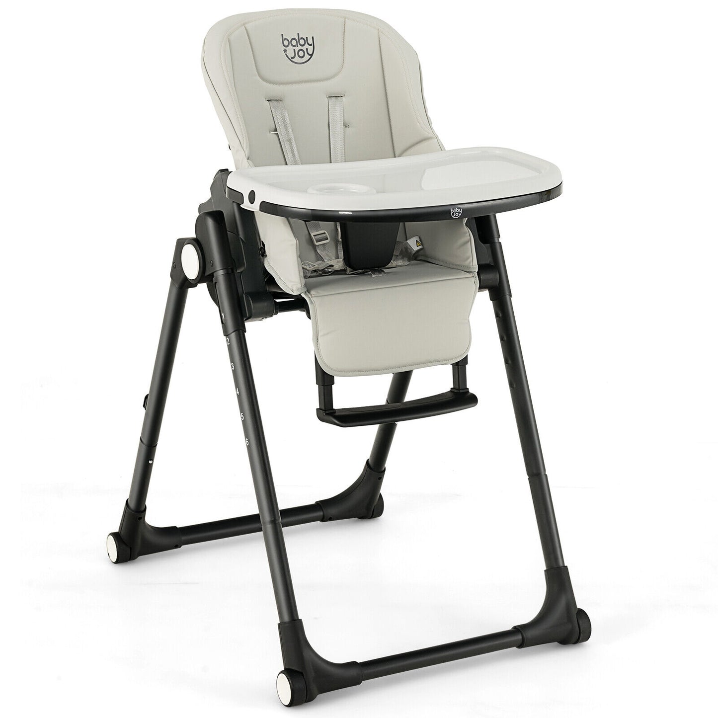 4-in-1 Adjustable Baby High Chair with Removable Tray