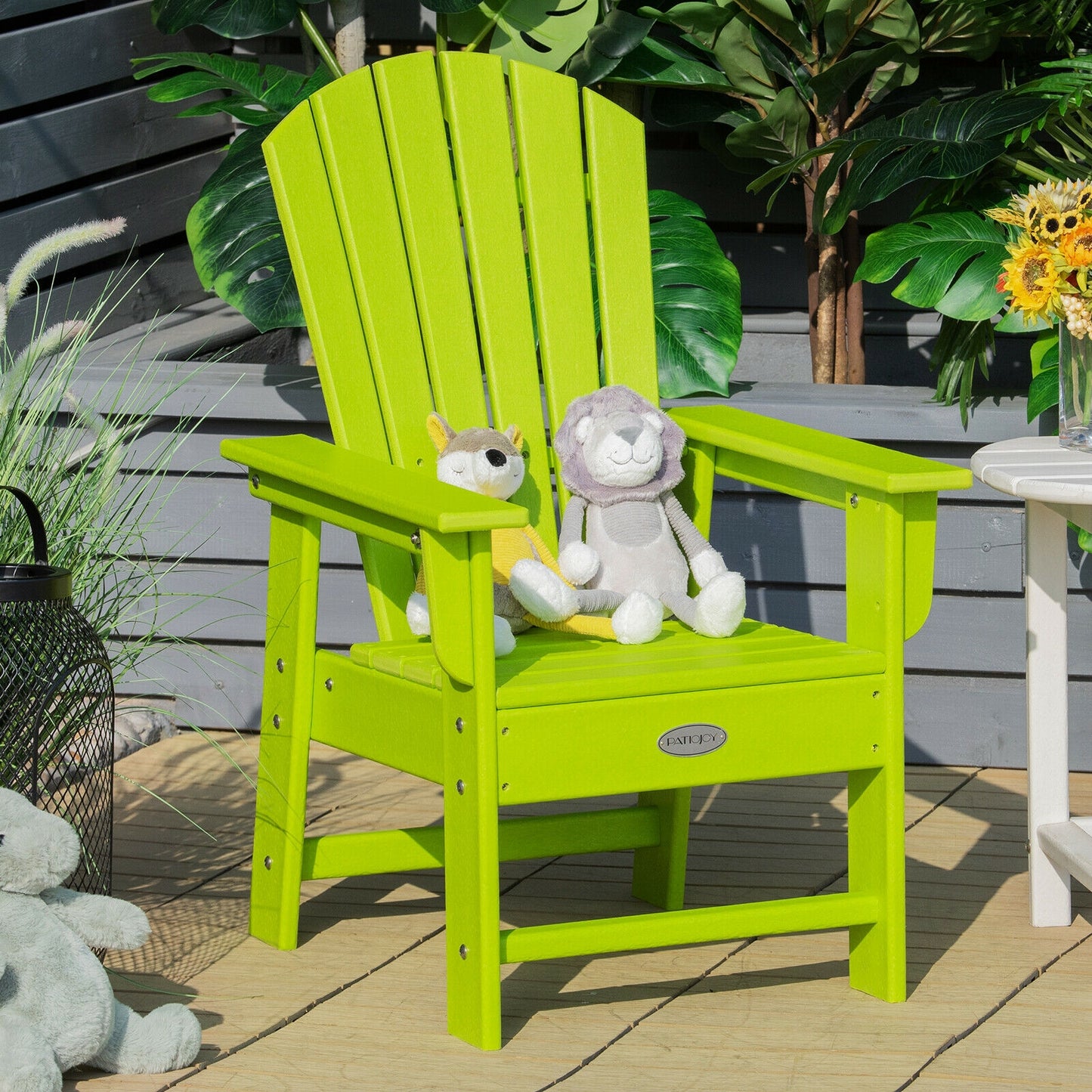 Kids Adirondack Chair with Ergonomic Backrest