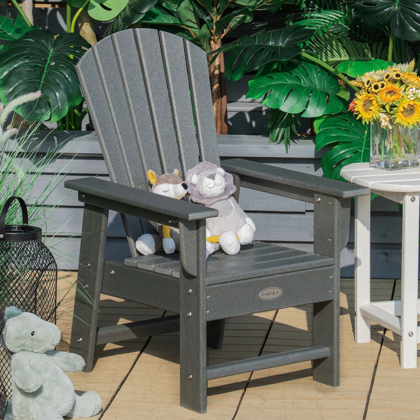 Kids Adirondack Chair with Ergonomic Backrest