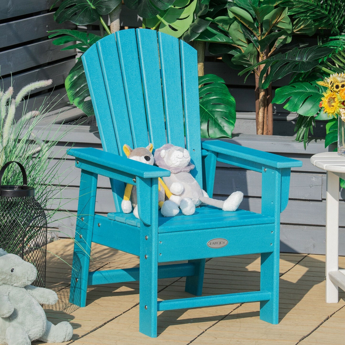 Kids Adirondack Chair with Ergonomic Backrest