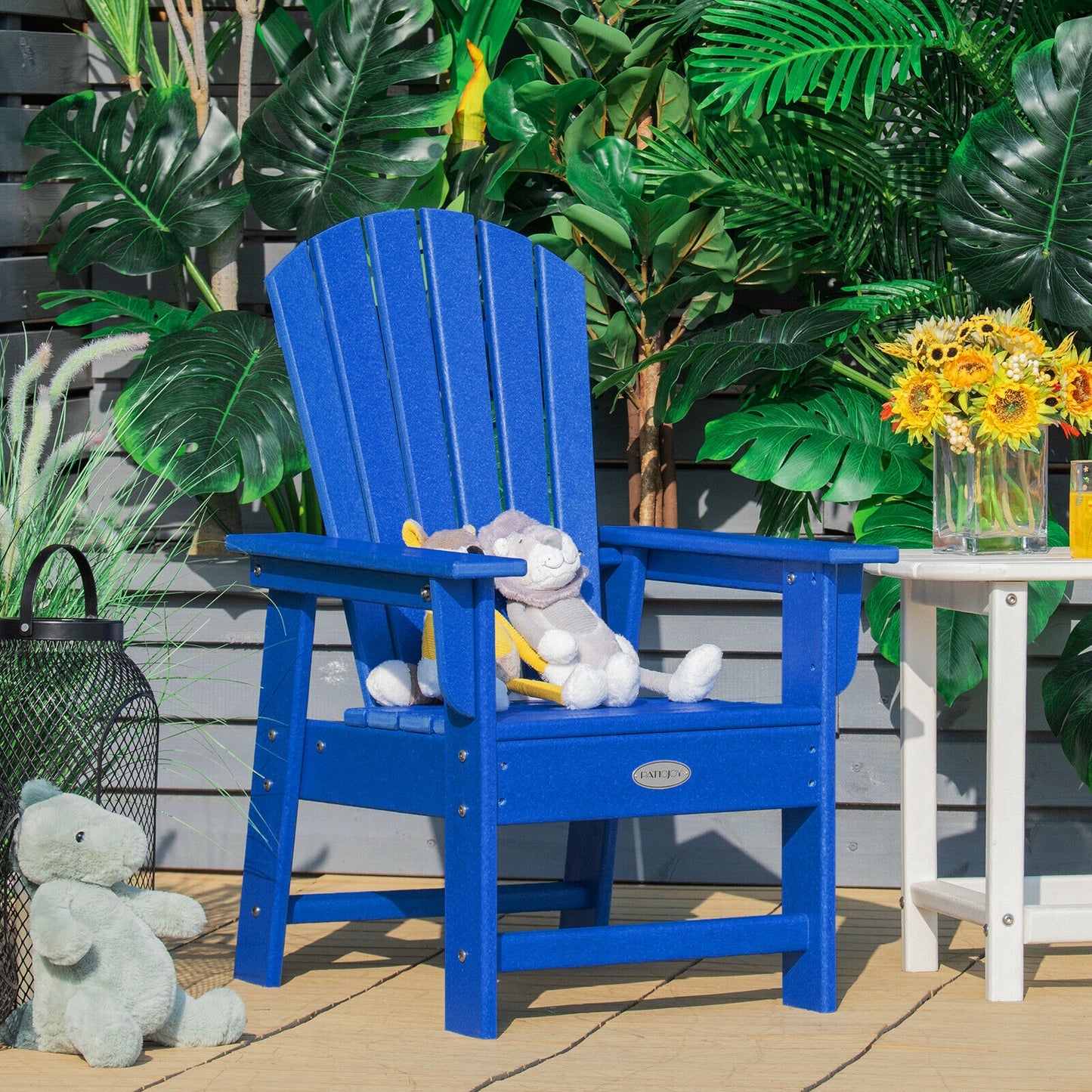 Kids Adirondack Chair with Ergonomic Backrest