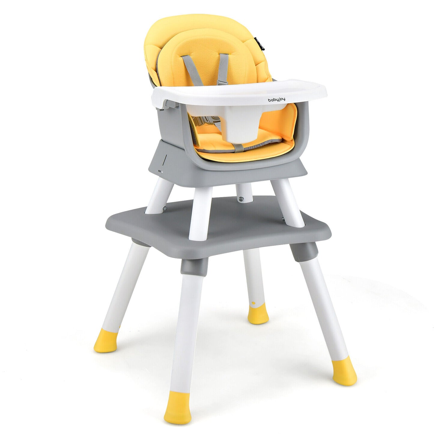 6-in-1 Convertible High Chair with Adjustable Tray