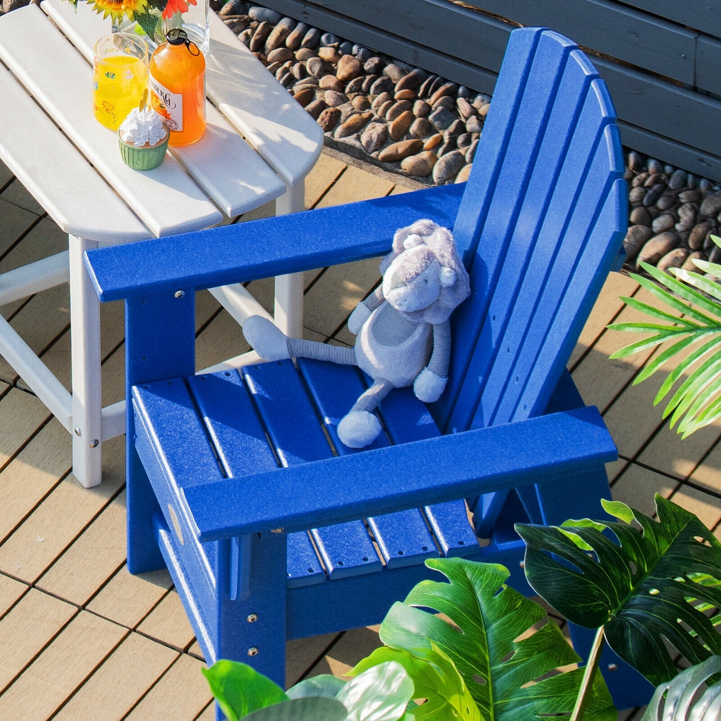 Kids Adirondack Chair with Ergonomic Backrest