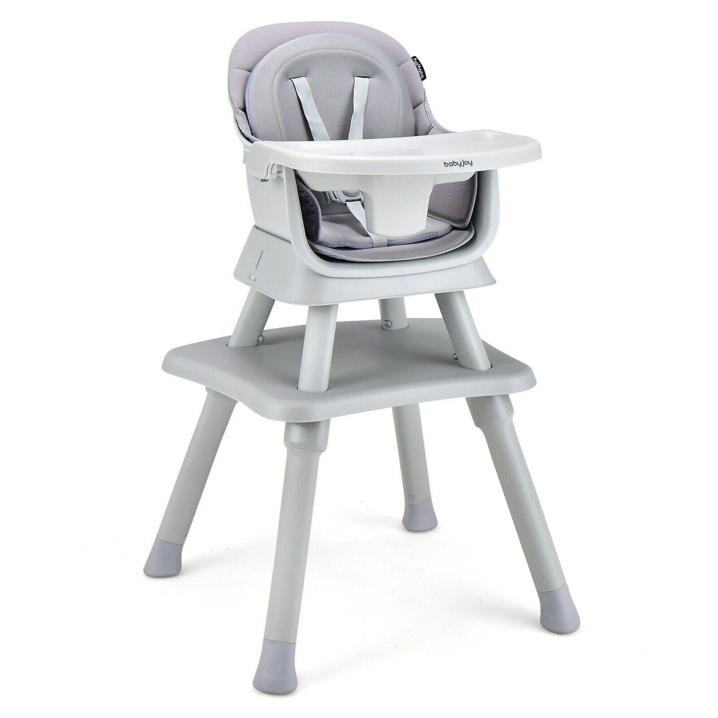 6-in-1 Convertible High Chair with Adjustable Tray