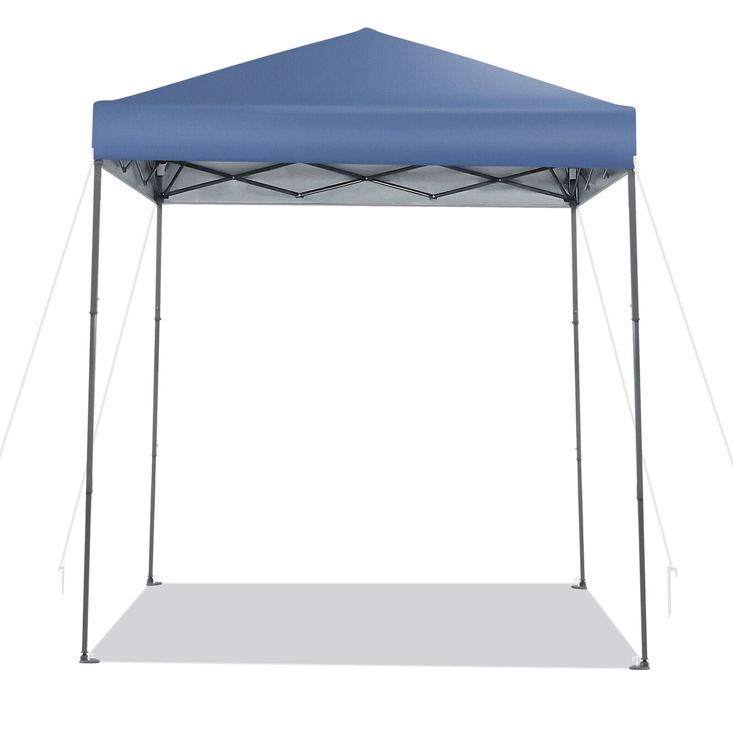 6.6 x 6.6 Feet Outdoor Pop-up Canopy Tent with UPF 50+ Sun Protection