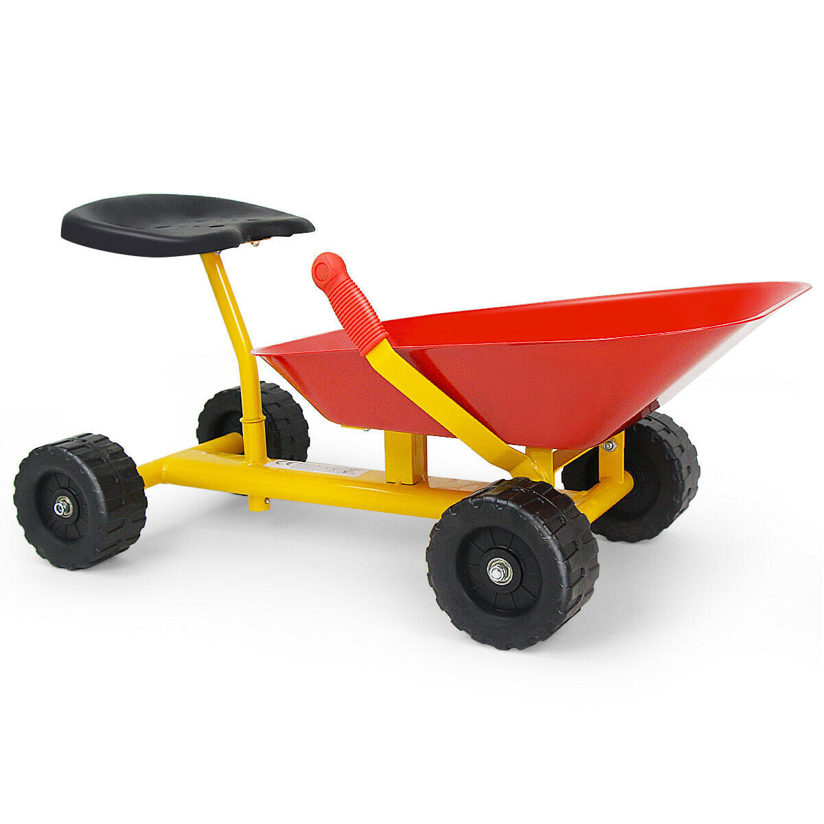 8 Inch Heavy Duty Kids Ride-on Sand Dumper with 4 Wheels