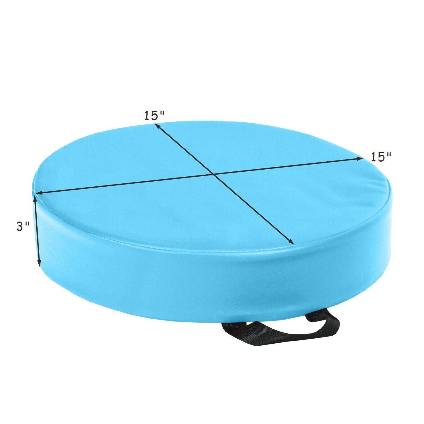 Round Toddler Floor Cushions 15 Inch - Set of 6