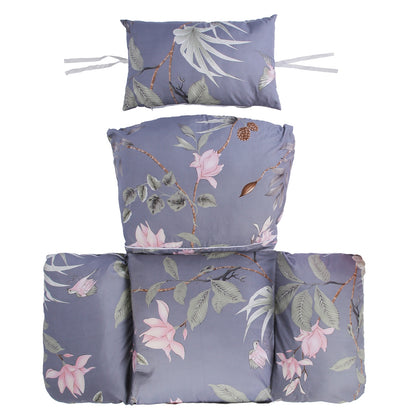 Egg Chair Cushion with Headrest - Thick Padded Swing Seat