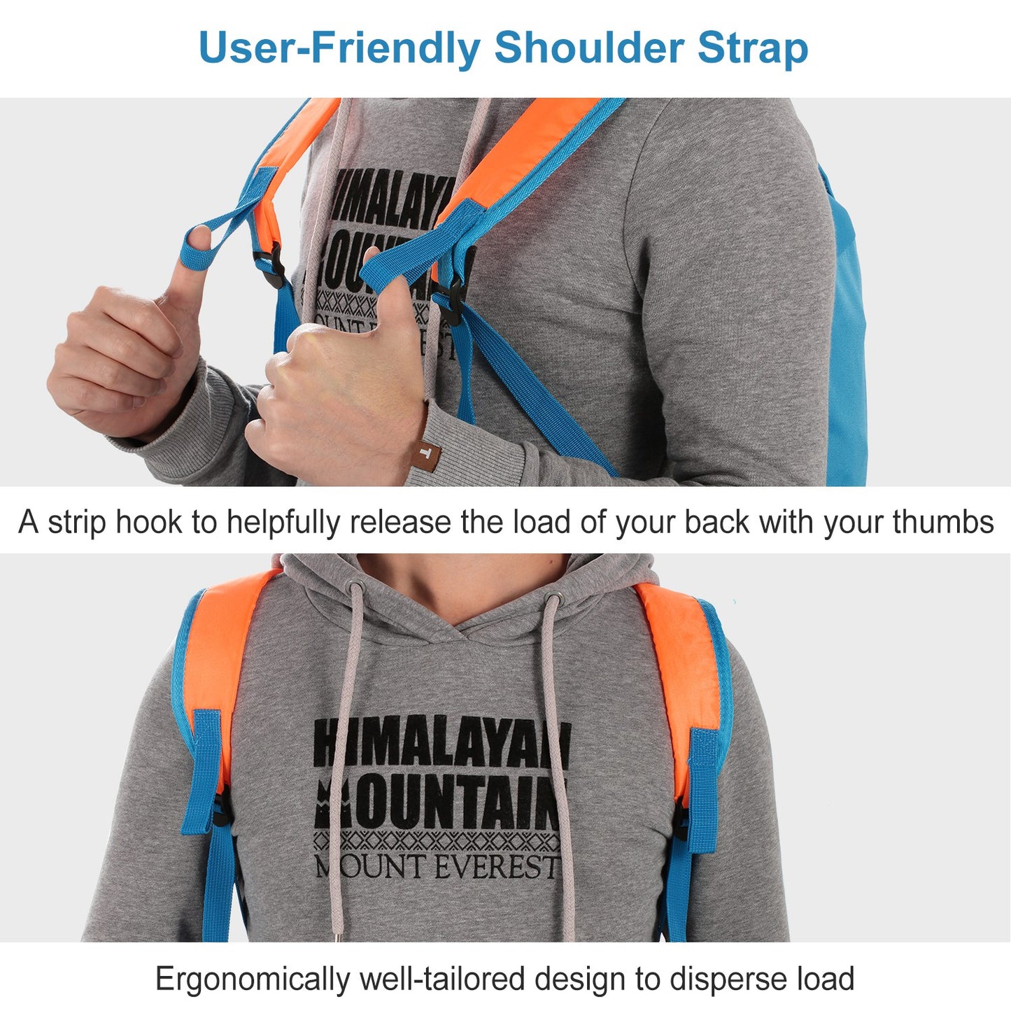 10L Waterproof Daypack for Hiking, Cycling & Travel