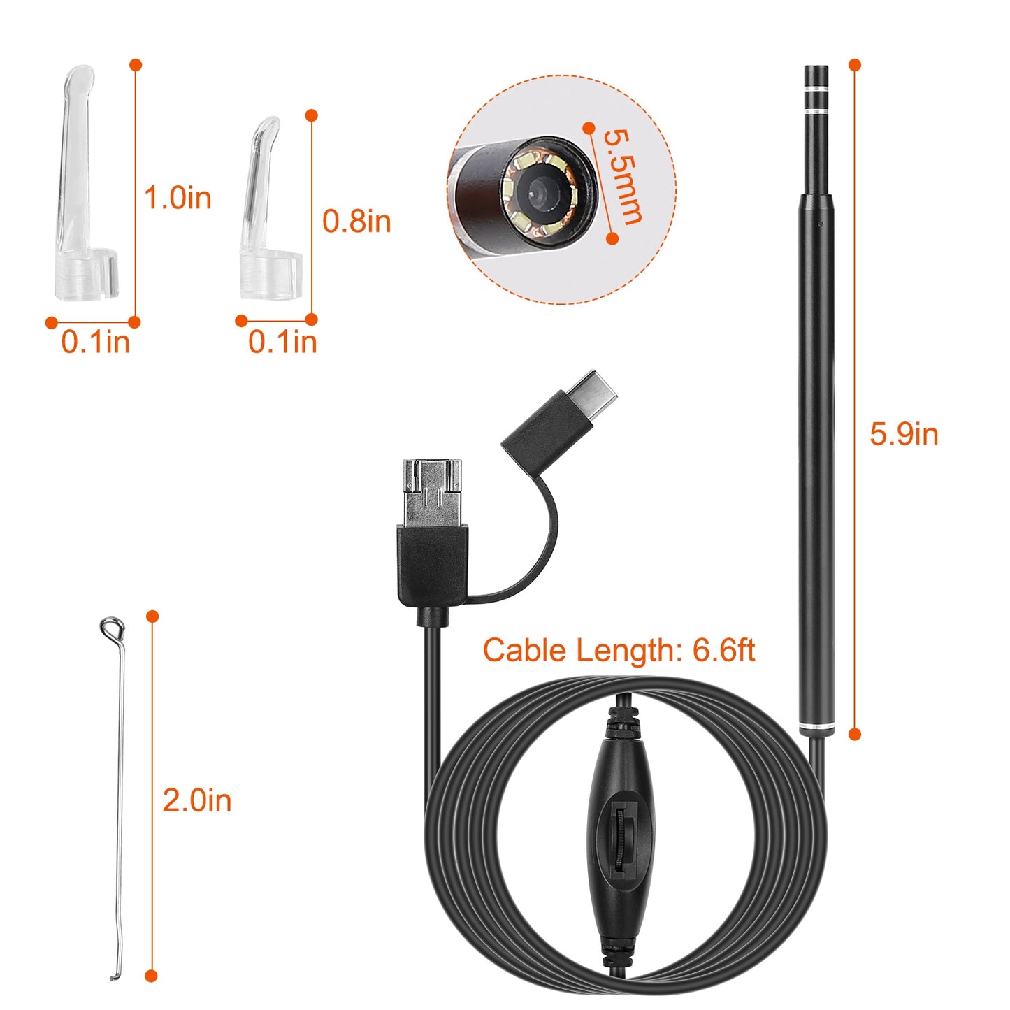 Ear Endoscope Wax Remover