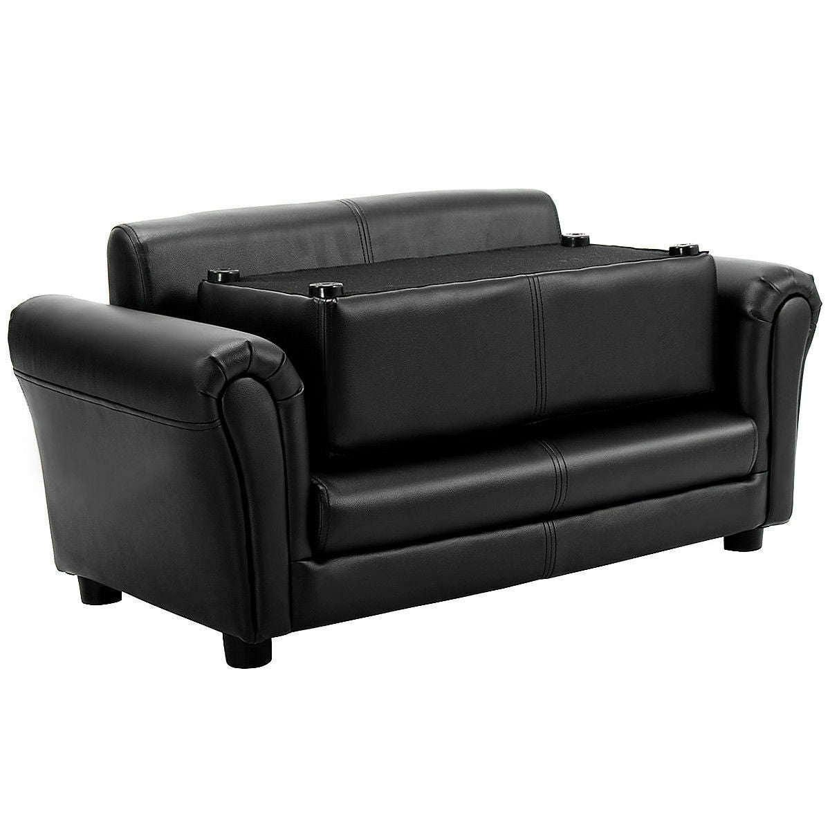 Kids Double Sofa with Ottoman