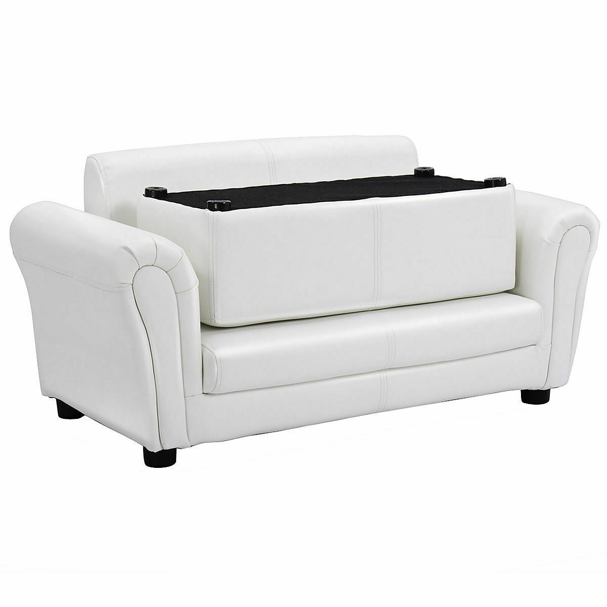 Kids Double Sofa with Ottoman