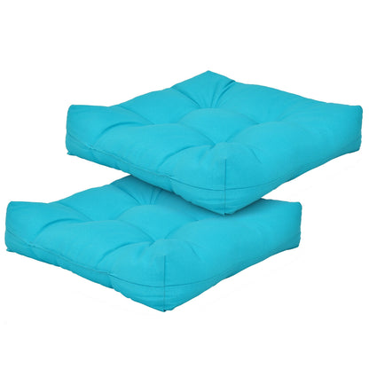 21x21 Inch Patio Chair Seat Cushion Pads - Indoor & Outdoor