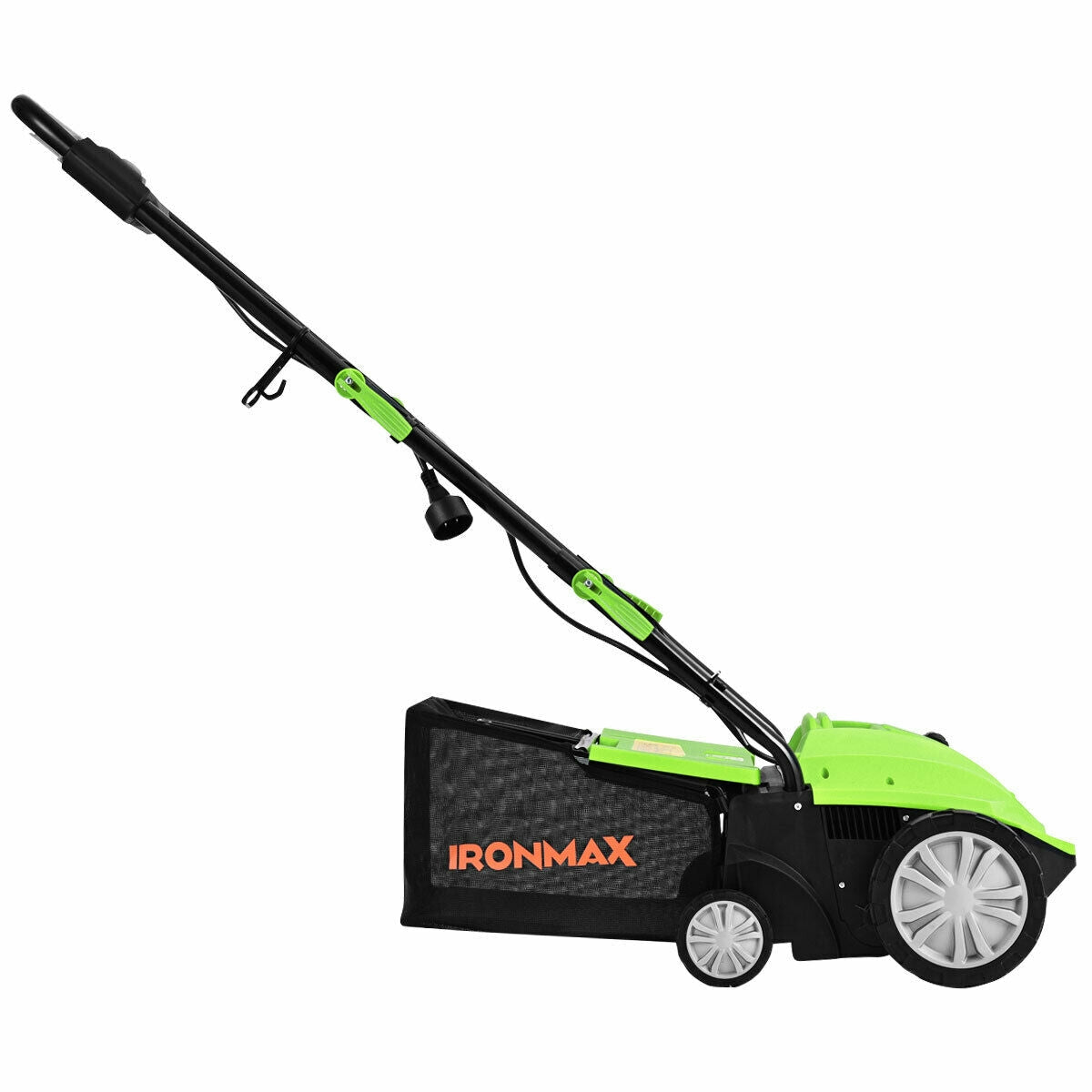 13 Inch 12 Amp Electric Scarifier with Collection Bag and Removable Blades