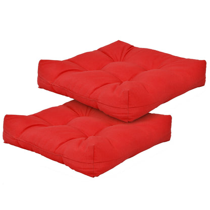 21x21 Inch Patio Chair Seat Cushion Pads - Indoor & Outdoor