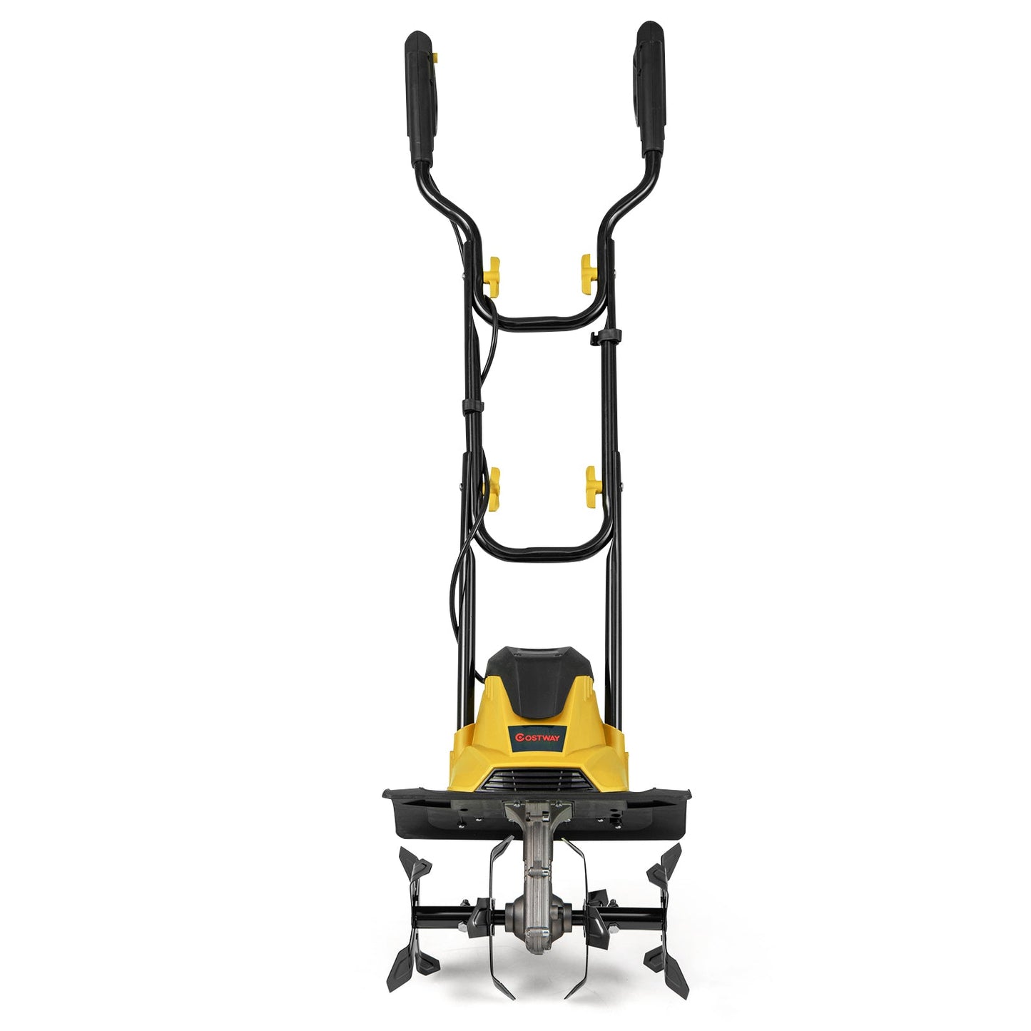 10 Amp Powerful Corded Electric Tiller Cultivator with Safety Lock