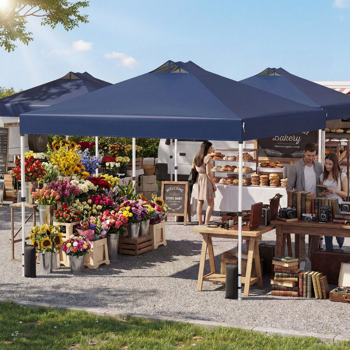 10 x 10 Feet Outdoor Commercial Pop up Canopy Tent