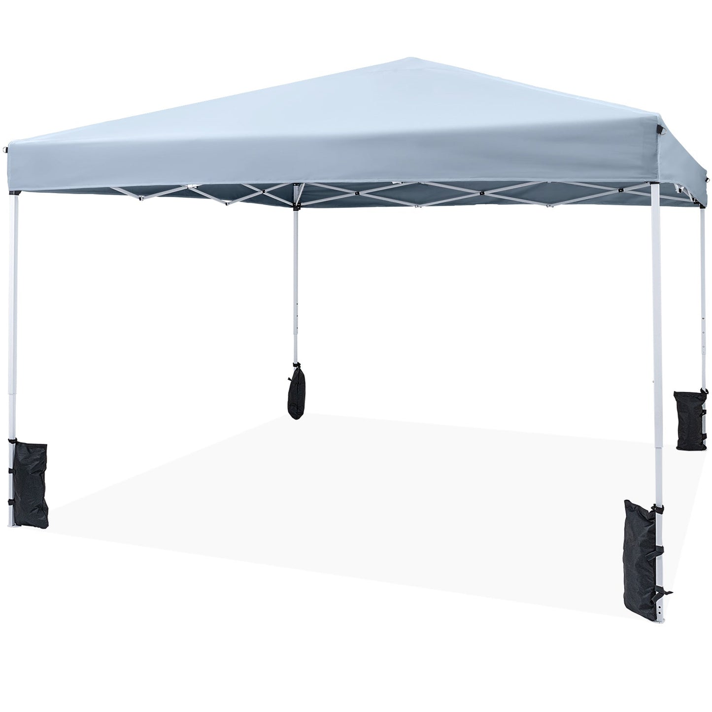10 x 10 Feet Pop up Canopy Tent with Carrying Bag and 4 Sandbags