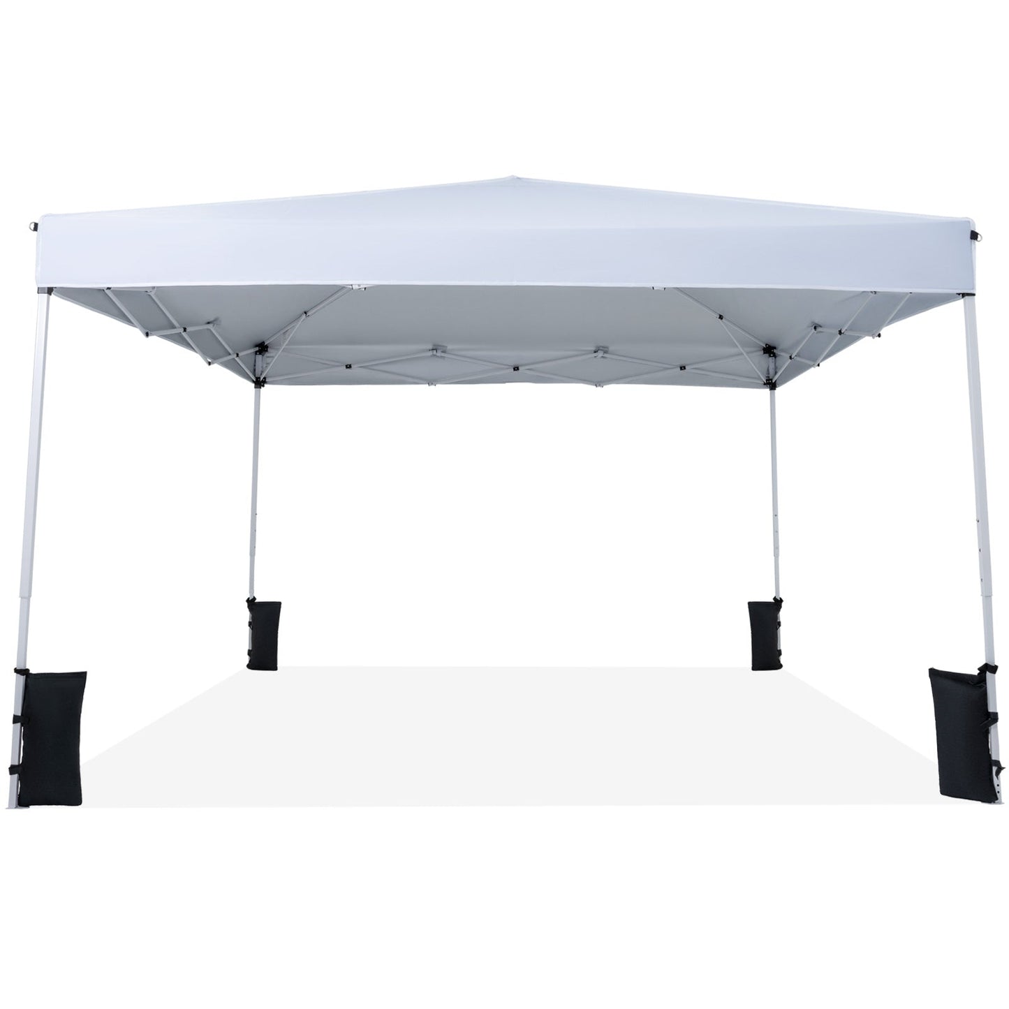 10 x 10 Feet Pop up Canopy Tent with Carrying Bag and 4 Sandbags