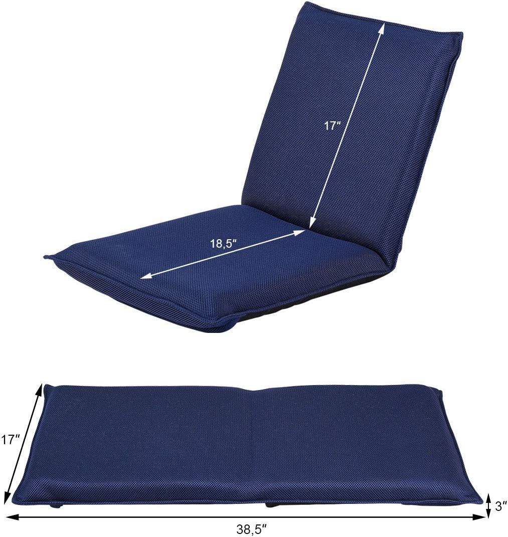 Adjustable Floor Chair with 6 Reclining Positions