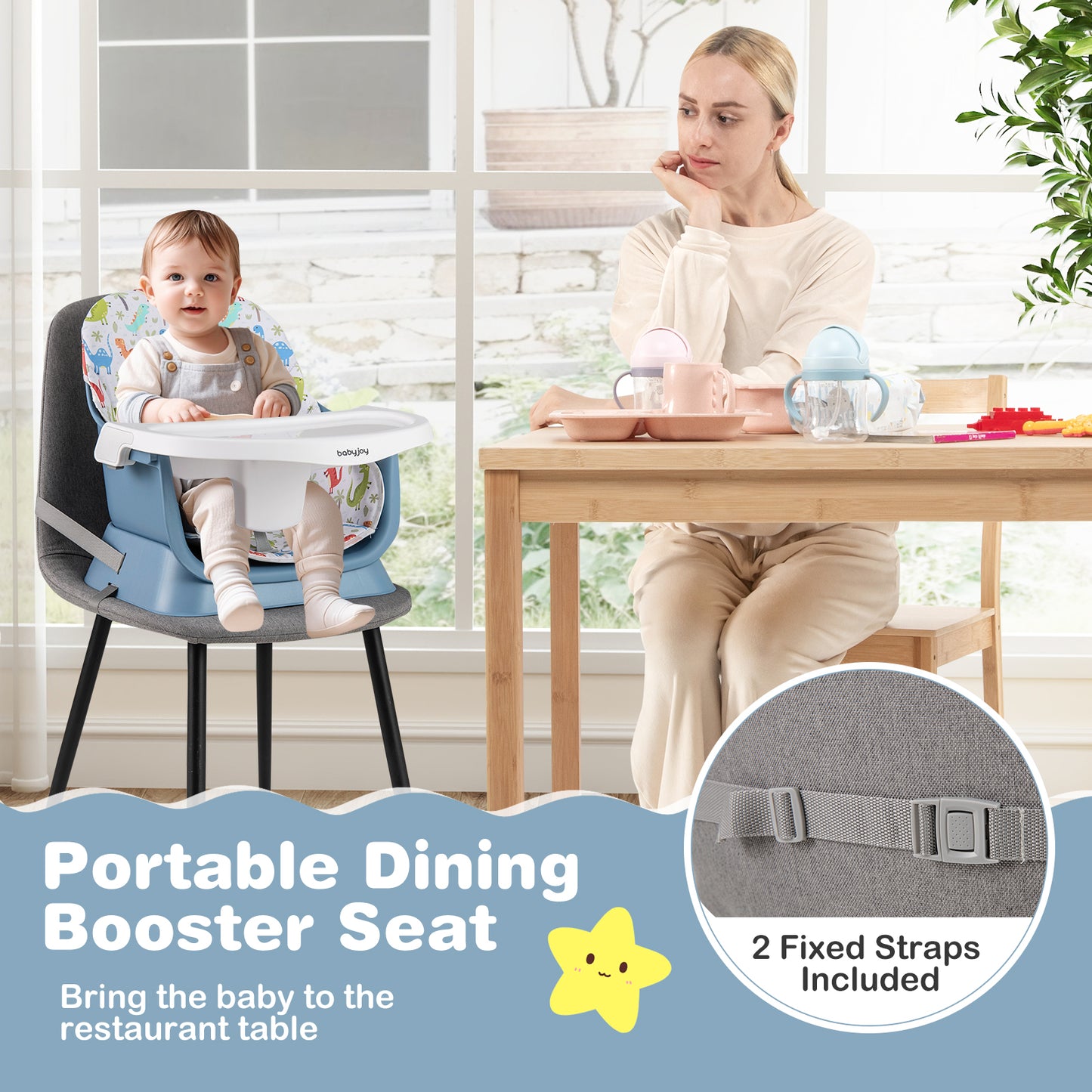 16-in-1 Convertible High Chair with Activity Center