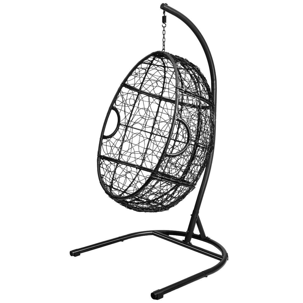 Hanging Hammock Chair with Stand and Cushion