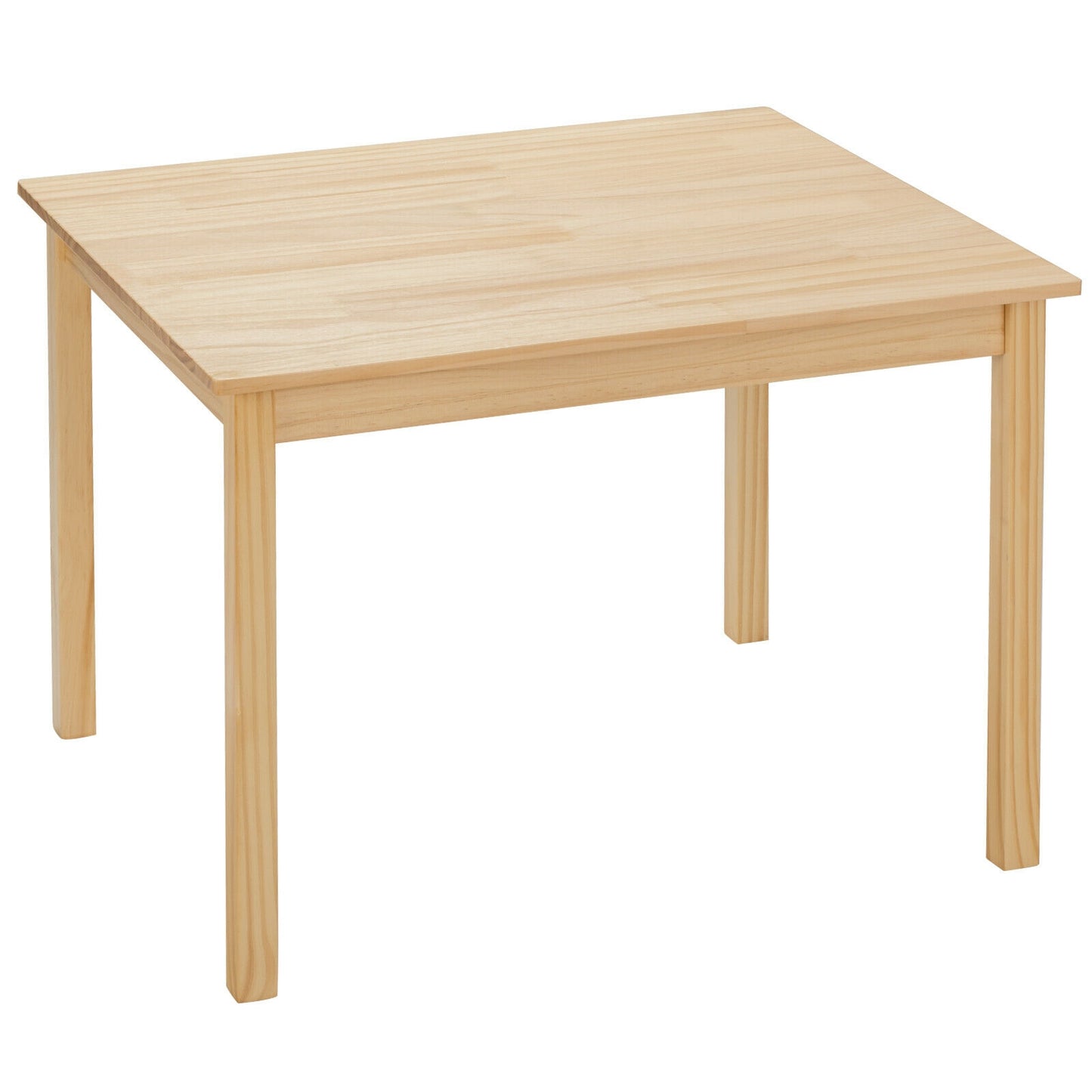 Kids Table and Chair Set - 5 Piece Pine Wood