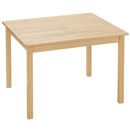 Kids Table and Chair Set - 5 Piece Pine Wood