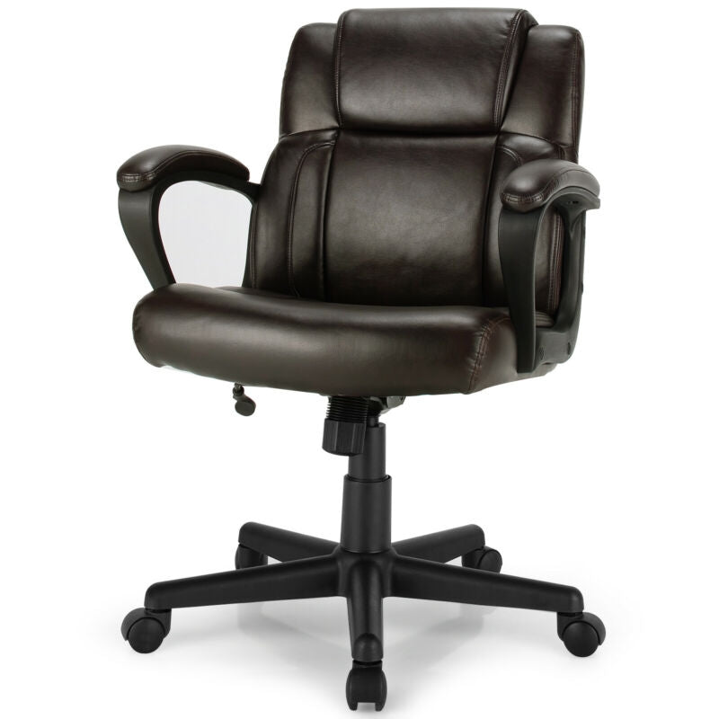 Executive Office Chair with Adjustable Height & Armrests