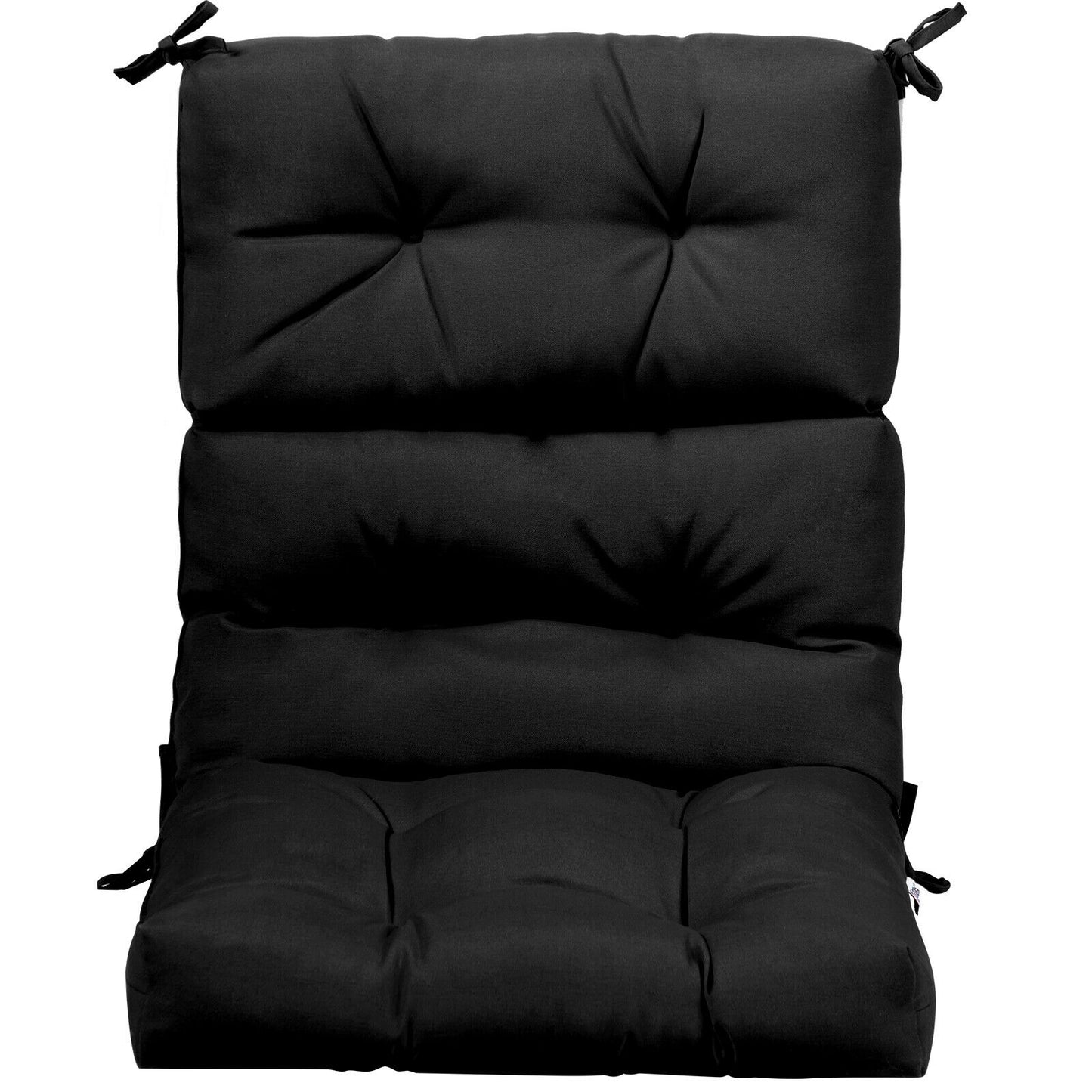 Tufted Outdoor Chair Cushion 44x22 Inch High Back Pad