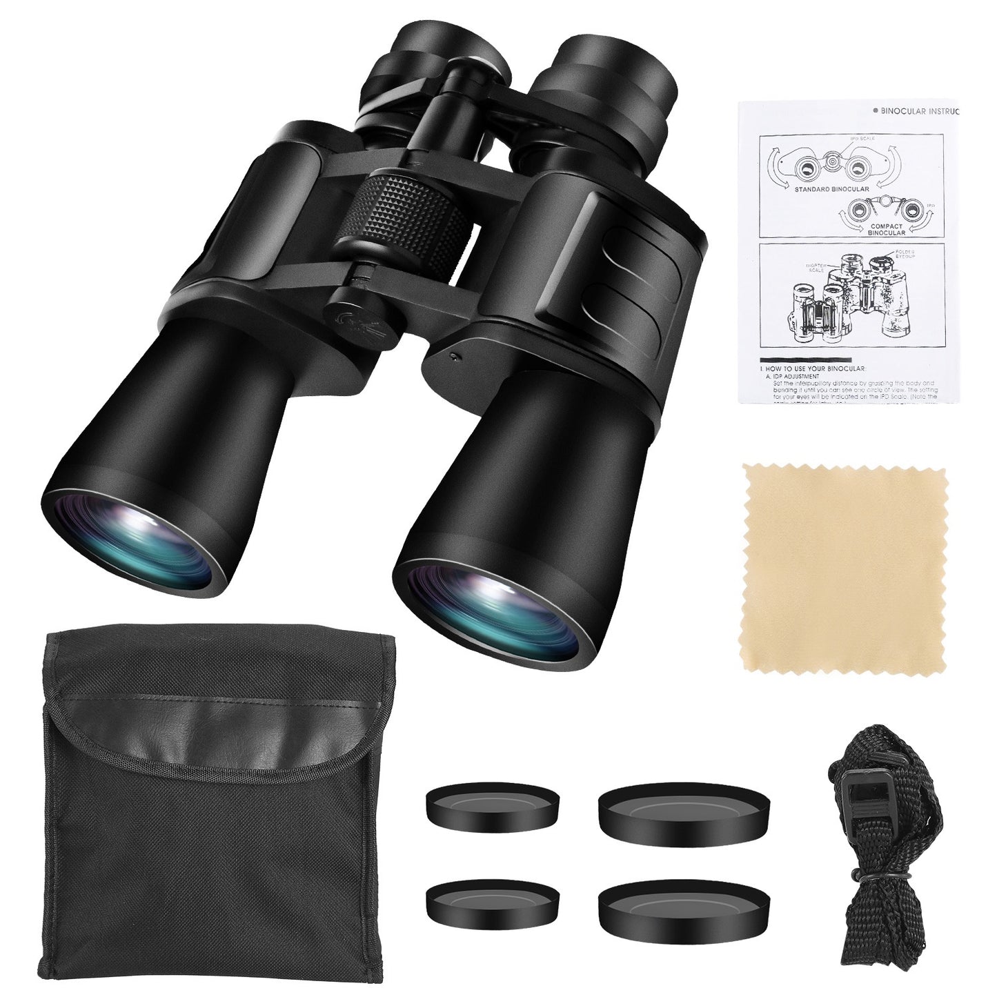 Binoculars 8-24x50 with FMC Lens and Low Light Night Vision