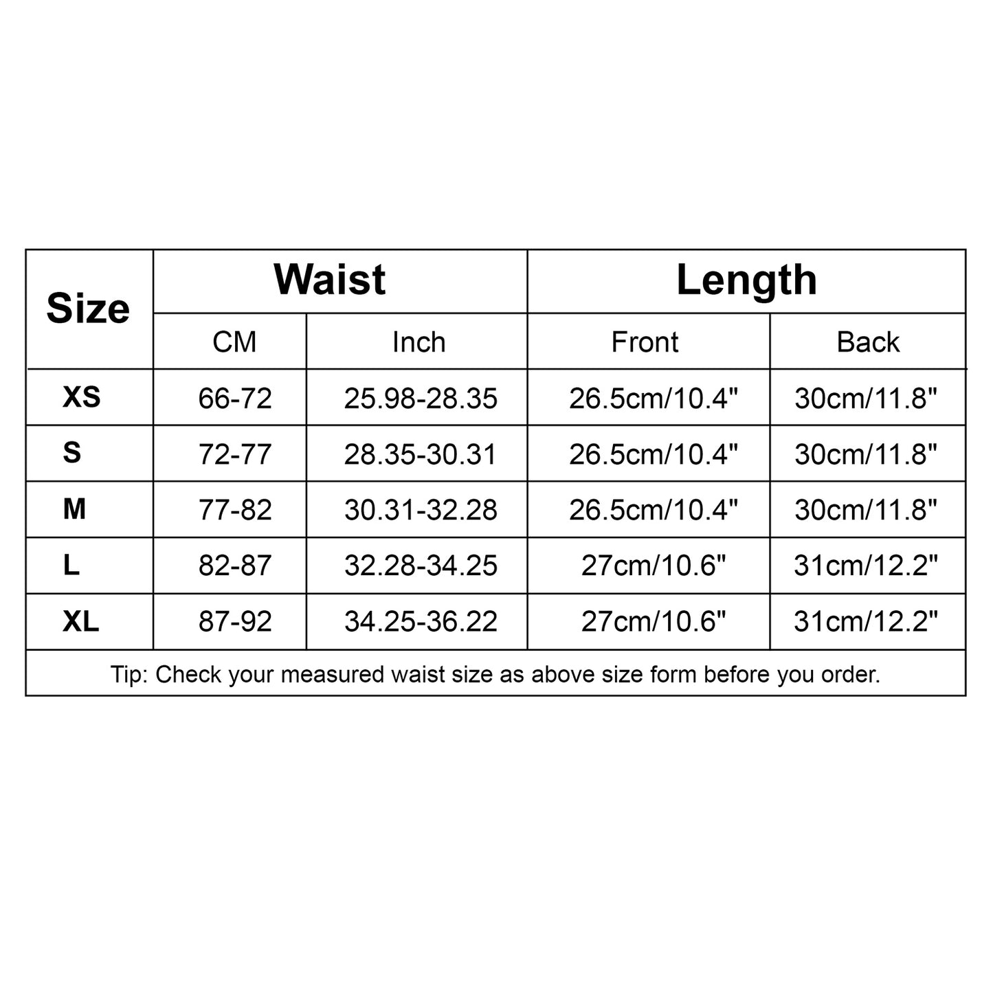 Latex Waist Trainer Corset with Zipper and Hook Closure