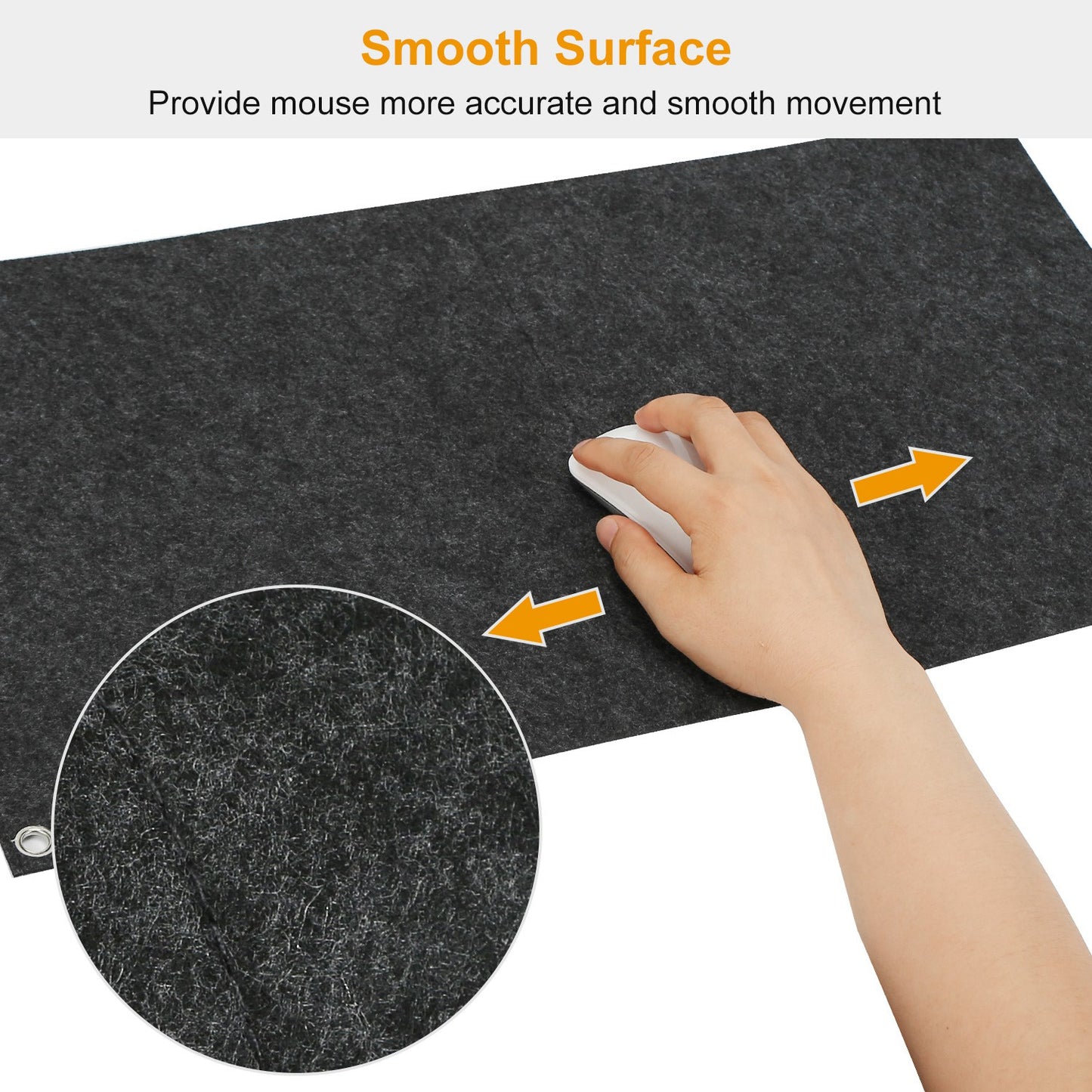 Extended Gaming Mouse Pad with Pen Holder - 24.8 x 13 Inch