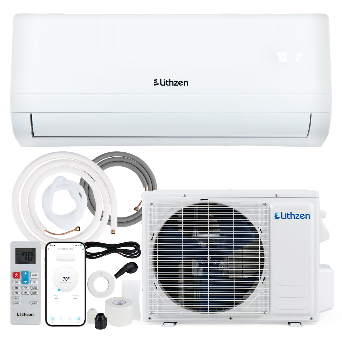 12000 BTU Mini Split Air Conditioner & Heater with WiFi