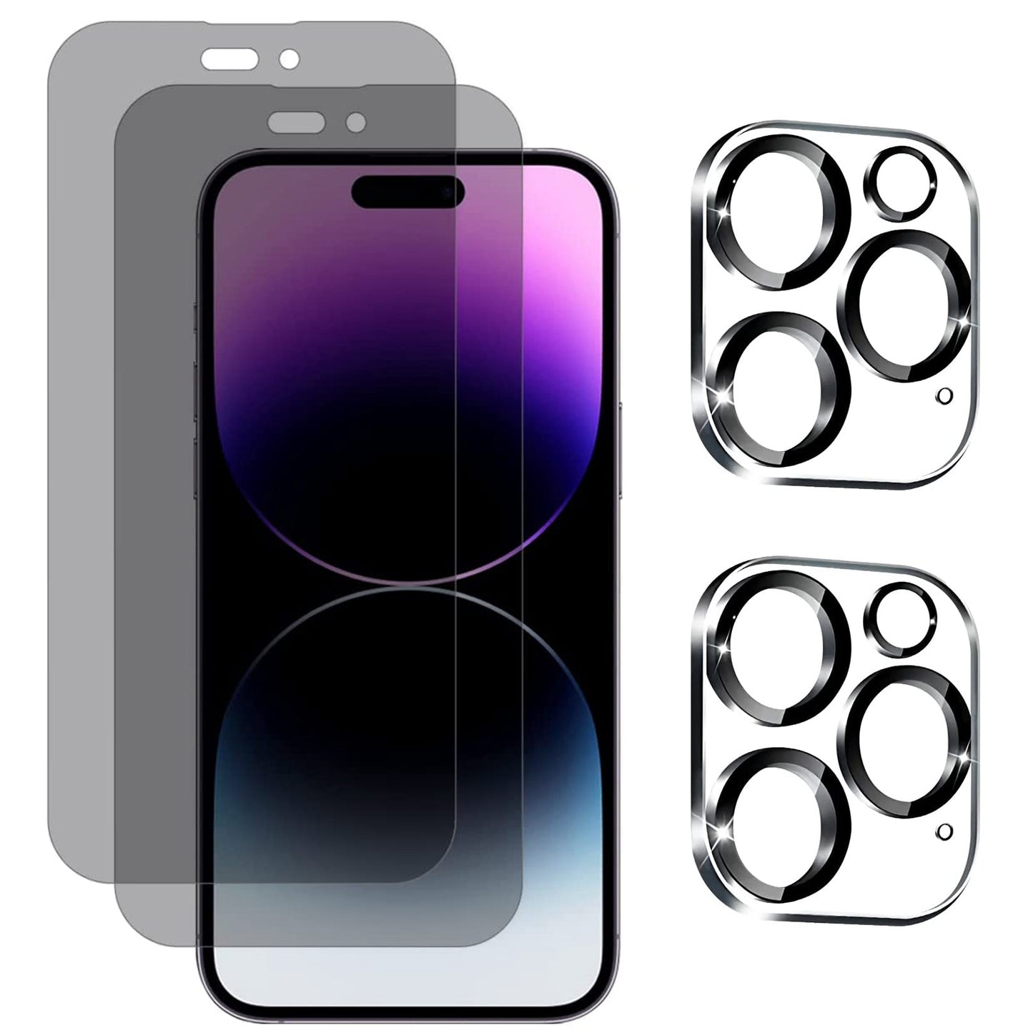 Camera Lens Protector for iPhone - 2 Pack Tempered Glass