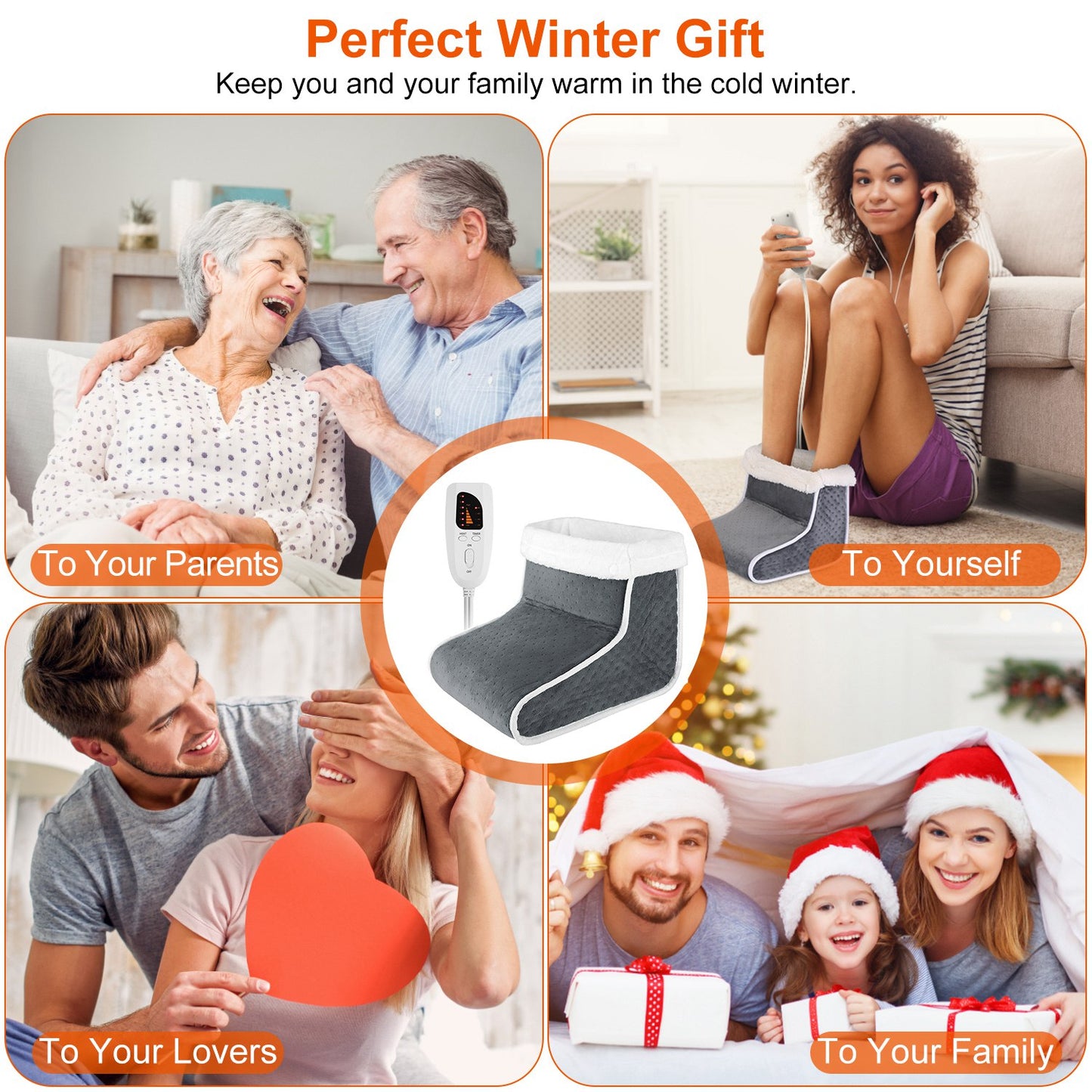 Heating Pad for Foot Electric Heated Foot Warmer