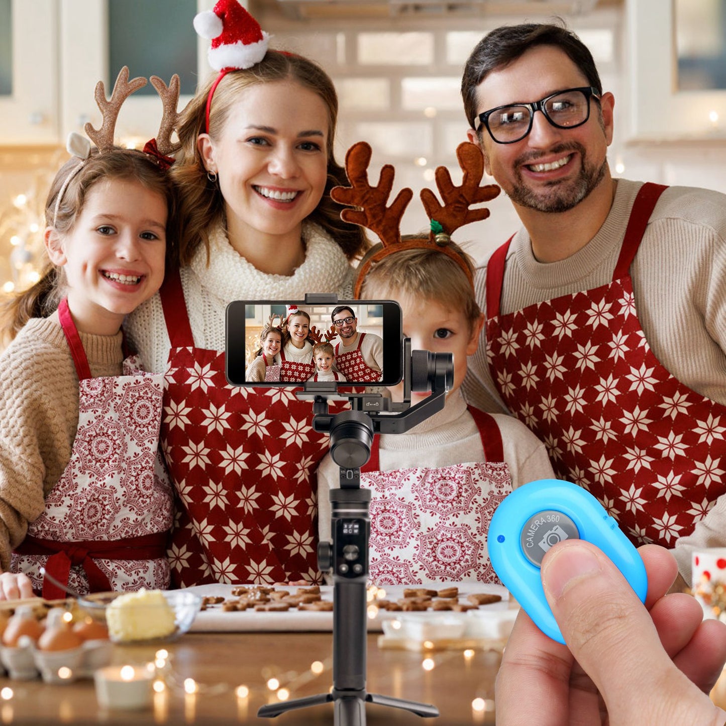 Wireless Camera Shutter Remote for iOS and Android