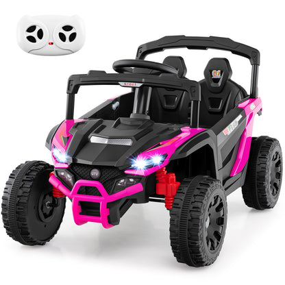 12V Kids Ride On Car UTV Electric Vehicle with LED Lights Music and Horn