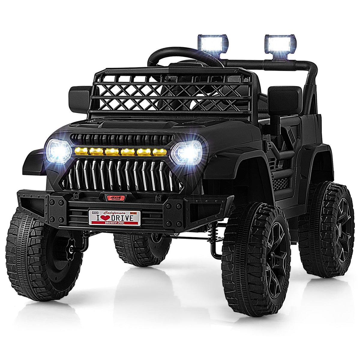 12V Kids Ride on Truck Car with Parental Remote and Music Player